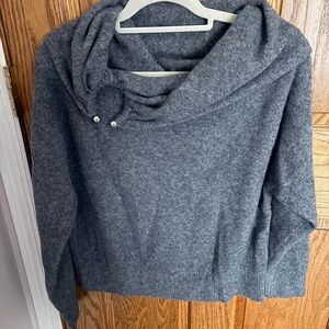 Zara Charcoal Cowl Neck Sweater